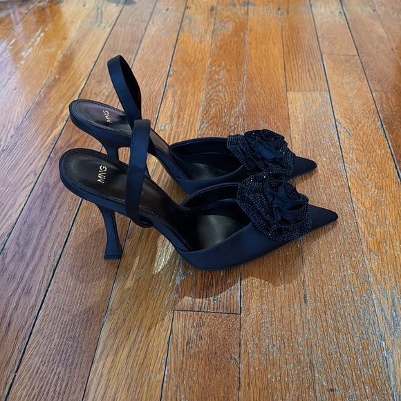 Mango floral rhinestone heels - Picture 4 of 4